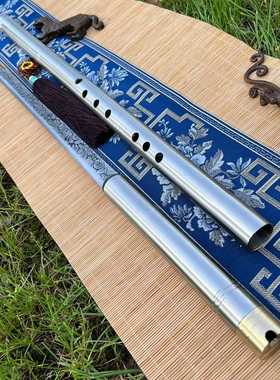 龙泉市萧中刀剑可吹一体萧剑猛钢车载防身冷兵器笛子棍中刀未开刃