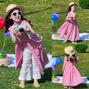 儿童多巴胺裙子套装夏季2026新款女童独特漂亮夏装女孩超好看衣服