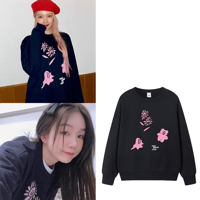 郑艺琳徐梦洁同款纯棉套头卫衣gfriend应援周边秋冬加绒上衣服潮