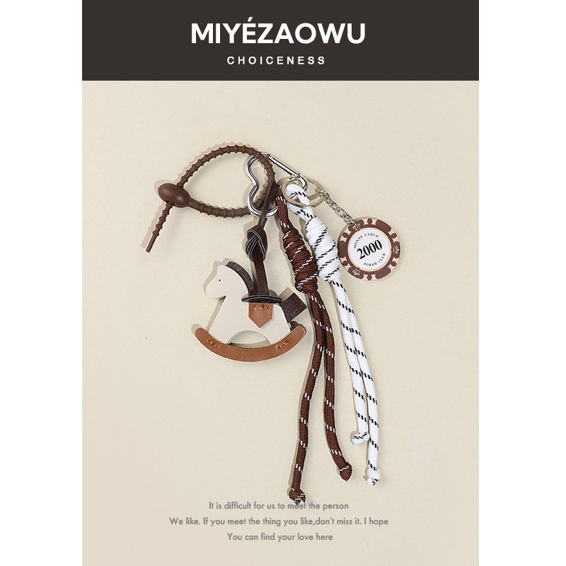 【弥野造物】miu系木马包包挂件