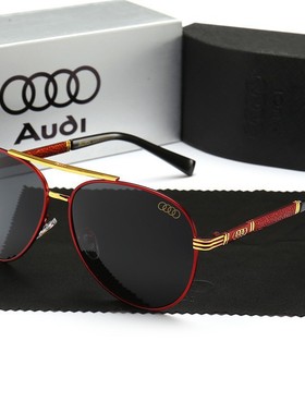 奥迪4S同款男士偏光太阳镜新款墨镜钓鱼司机驾驶眼镜通勤百搭度假