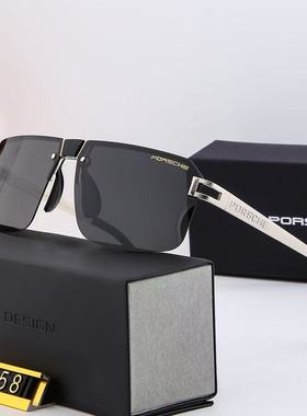 新款偏光司机驾驶太阳镜男士墨镜潮人眼睛开车高清防眩光钓鱼眼镜