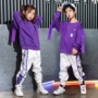 Trang phục biểu diễn múa cho bé trai và bé gái nhảy hip-hop đường phố jazz nhảy trống đặt mẫu giáo biểu diễn quần áo mới - Trang phục đồ tết cho bé trai