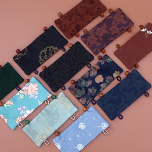 银壶把手日式铁壶茶壶套21色织锦