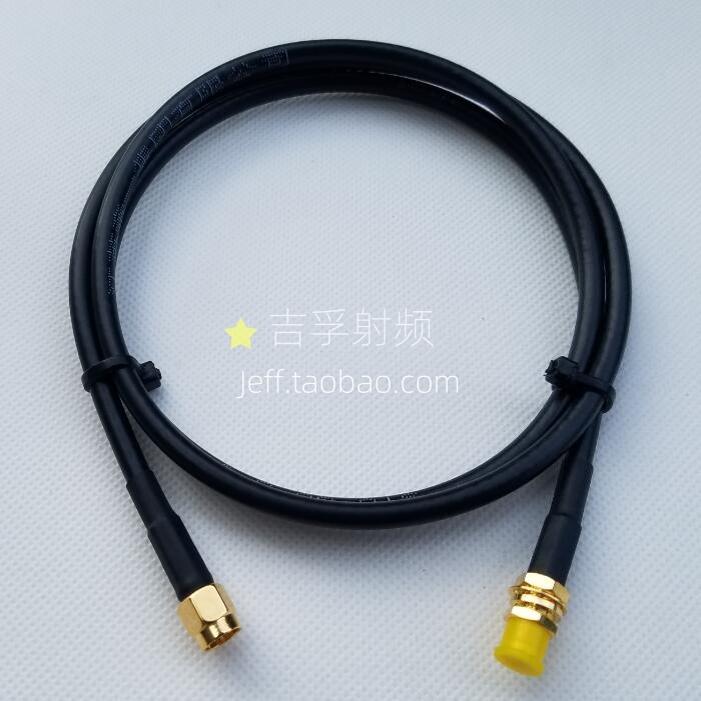 定做2.4GHz用RP-SMA反极公母头SYV50-3路由器WIFI天线延长线
