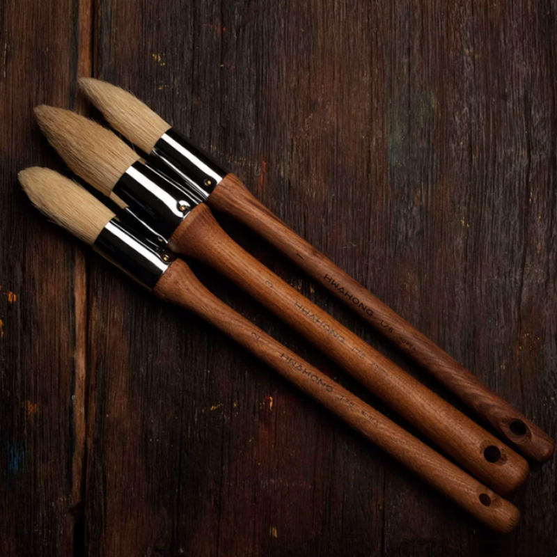 韩国华虹hwahong大型圆头画笔178猪鬃油画笔拓笔绘画笔墙体笔刷,文具电教/文化用品/商务用品,水粉/水彩/油画专用笔,淘宝优惠券,粉丝福利购,淘宝优惠卷