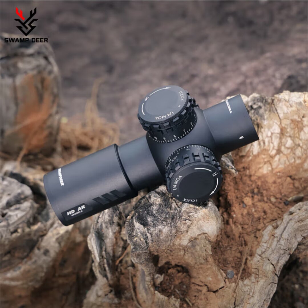 沼泽鹿HD AR4x30IR四倍内置水平十字瞄准器抗震模型挂件弹弓玩具
