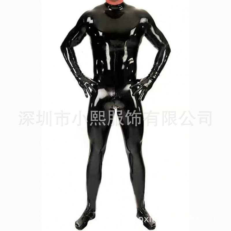 定制高弹男士皮衣2226