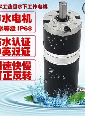 ZFY60-127防尘行星减速直流IP68防水电机大负载扭矩防油水下电机