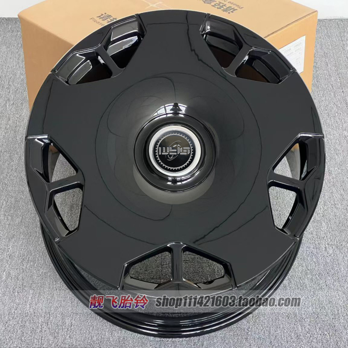 20寸21寸22寸适用极氪9X 7X锻造黑色大饼轮毂