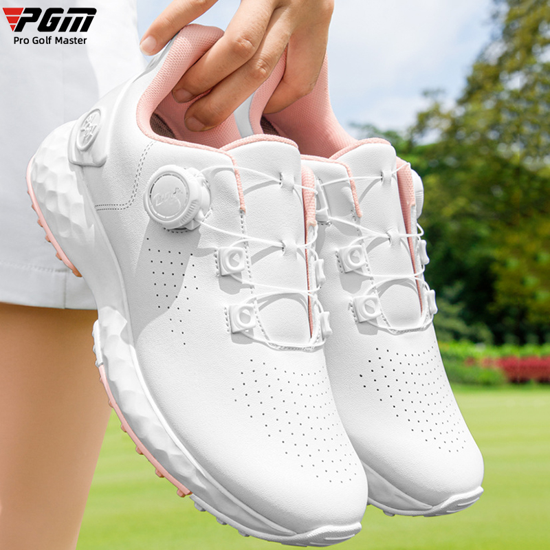PGM高尔夫球鞋女透气女鞋旋钮女式运动女士秋季新款软底舒适鞋子
