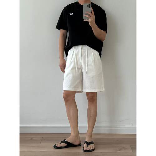 夏季薄款男士通勤五分短裤