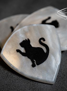 Eugene Guitar Picks Black cat 黑猫 2629电吉他拨片2.8mm