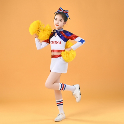 六一小学生运动会啦啦队演出服幼儿园女童啦啦操儿童表演服装男生