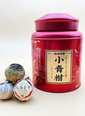 正宗新会小青柑普洱茶天马一号柑普茶柑香浓郁花果香原产地250g