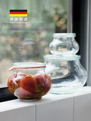 Weck德国进口密封罐食品级玻璃罐水果储罐储罐泡菜罐果酱瓶