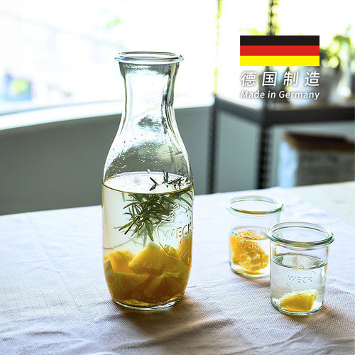 德国制weck系列透明小花瓶密封罐