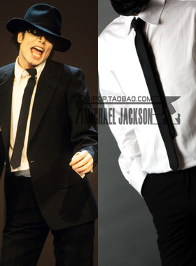 杰克逊演出服Jackson危险Dangerous小领带迈克尔杰克逊服装服饰