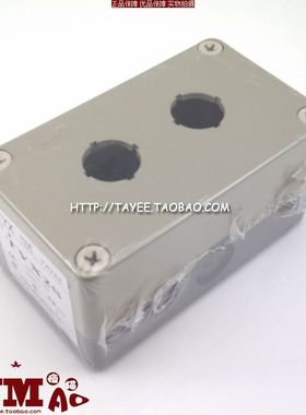 上海天逸两孔按钮盒tayee操作盒开关盒TYX2S接线盒130*75*65两位