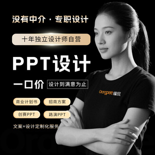 PPT设计一口价代写PPT代写商业计划书招商PPT品牌手册路演PPT创赛