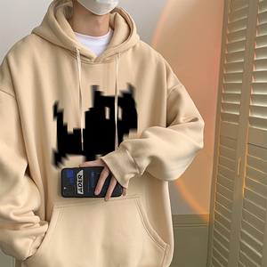 CM081BP60秋冬重磅纯棉连帽运动衫宽松连帽外套oversize潮牌上衣图片