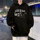 CM083P60新品重磅纯棉卫衣宽松外套ins港风卡通休闲男装帽衫，男装卫衣，星座304A-1