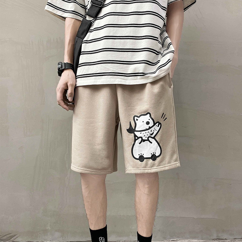 XZ304A-1-BK07CP28短裤男韩版潮流夏季薄款男生时尚55分中裤青年图片