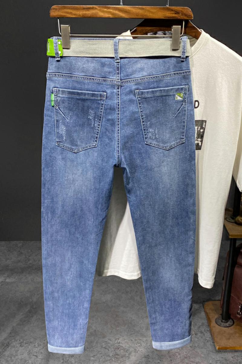 XZ304B-2-KA617C秋冬高弹高品质牛仔裤加厚送腰带,男装牛仔裤,星座304A-1