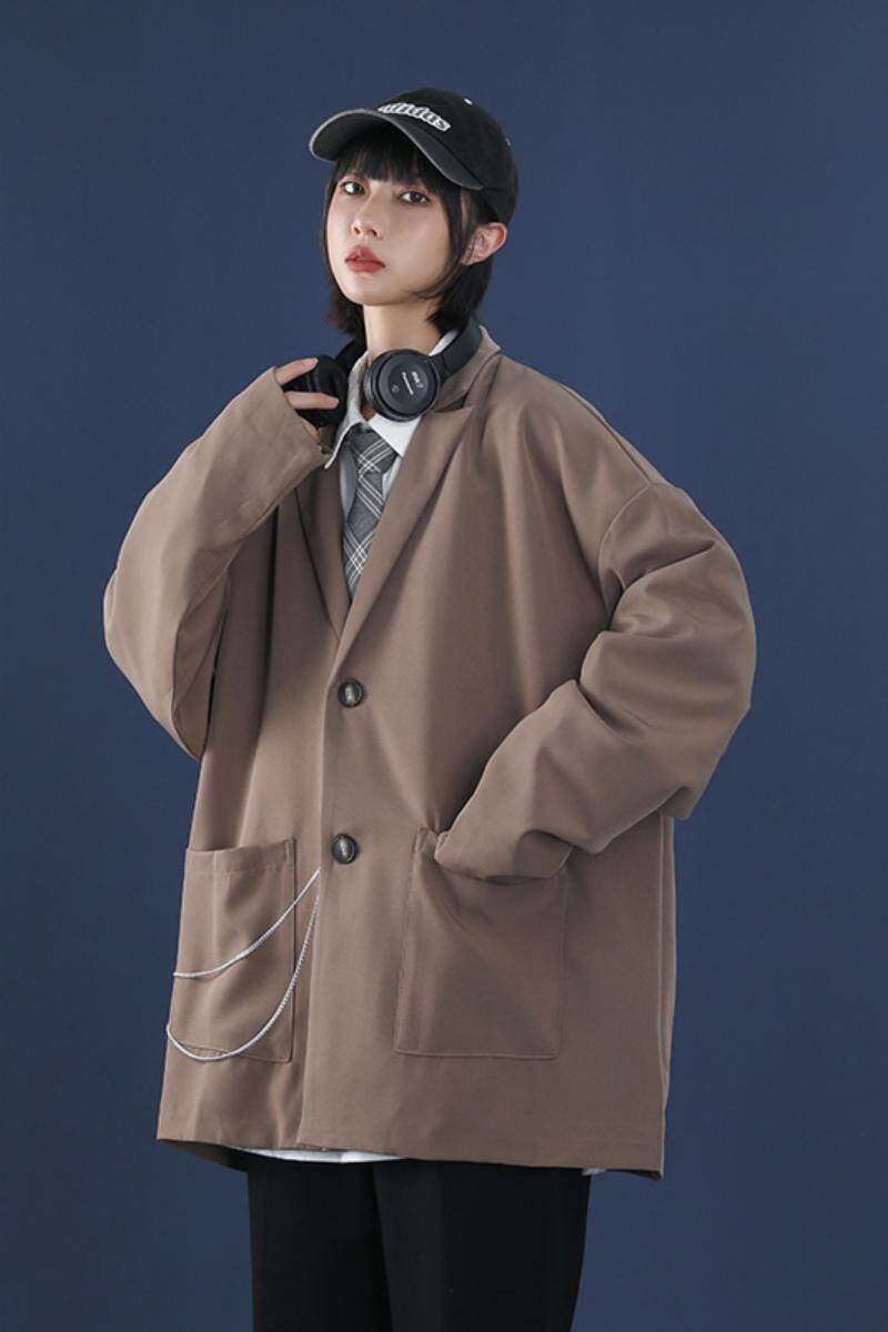纯色简约休闲西服宽松韩版西服外套XZ304B-2-40150BP118,男装西服,星座304A-1