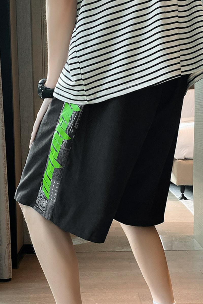 XZ304A-1-DK11CP20夏季男士短裤港风时尚运动学院风五分中裤,男装休闲裤,星座304A-1