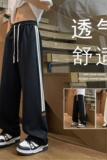 K903P55新品裤子男透气宽松拖地休闲裤oversize，男装休闲裤，星座304A-1