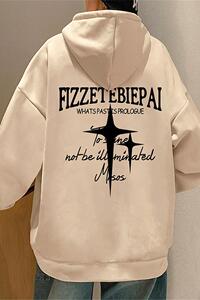 H199P70新品含棉60%连帽开衫卫衣情侣港风宽松衣服重磅拉链外套图片