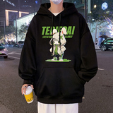 CM085P60新品纯棉重磅卫衣兔子帽衫ins美式休闲长袖上衣外套，男装卫衣，星座304A-1