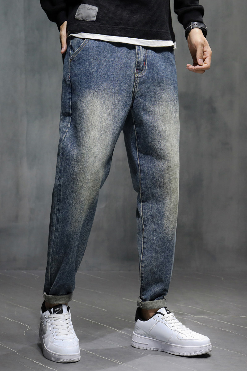加厚休闲裤百搭老爹裤大码新品男士牛仔裤XZ304B-2-KZ0260P65,男装牛仔裤,星座304A-1