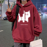 CM081AP60秋冬纯棉连帽卫衣宽松连帽外套oversize卡通高街帽衫，男装卫衣，星座304A-1