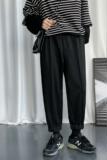 XZ304B-2-KZ510-AB秋季松紧腰弹力垂感束脚休闲束脚休闲西裤，男装休闲裤，星座304A-1