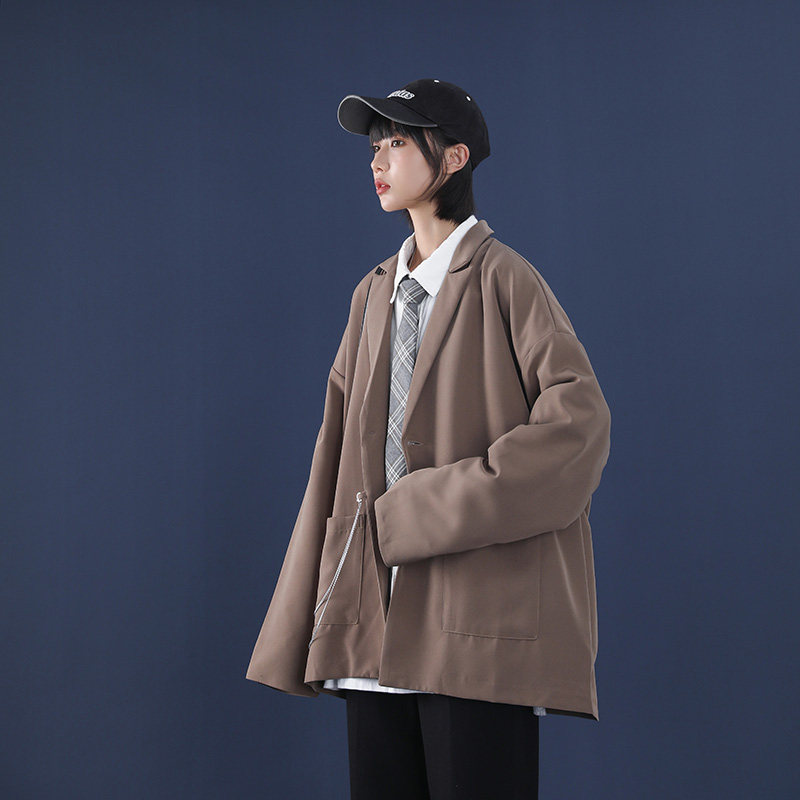 纯色简约休闲西服宽松韩版西服外套XZ304B-2-40150BP118,男装西服,星座304A-1