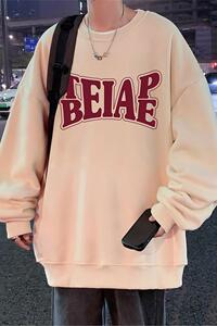W536P35新品圆领套头卫衣外套长袖宽松内搭打底衫上衣服图片