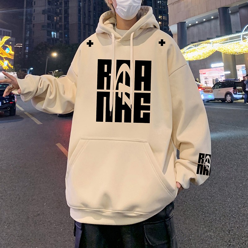 CM092BP60秋冬纯棉连帽卫衣重磅帽衫港风宽松潮牌男装上衣,男装卫衣,星座304A-1