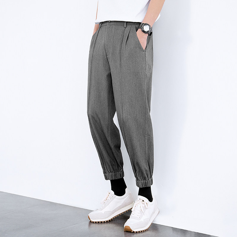 XZ304B-2-KZ510P65新品垂感束脚小西裤休闲裤弹力潮流时尚韩版图片
