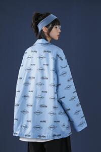 印花宽松休闲西服潮流韩版XZ304B-2-40448A图片