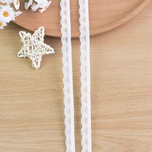 辅料 脚边内衣服装 1.5cm锦纶丝弹力花边蕾丝裁边花型内裤 腰头裤