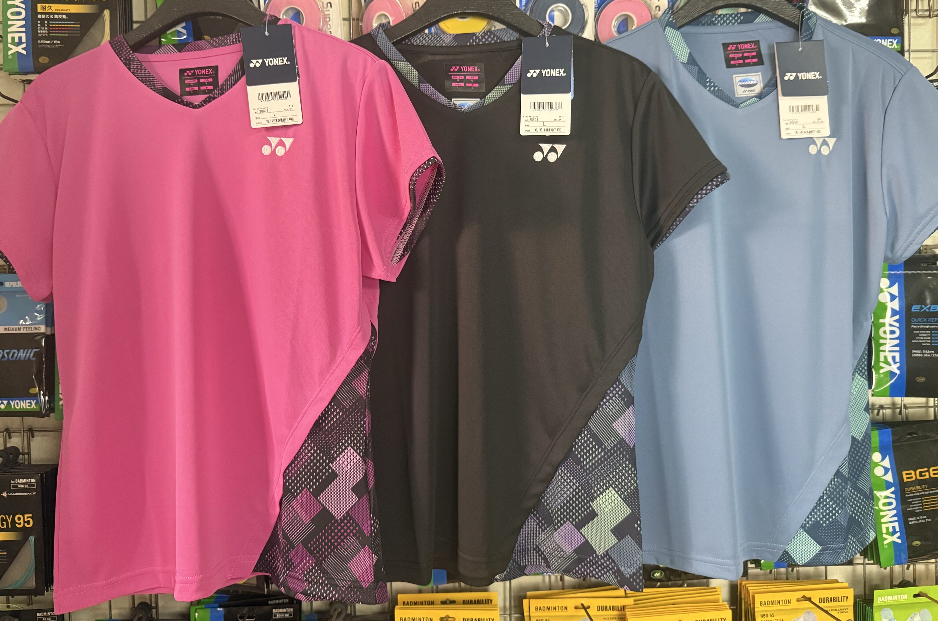 25款YONEX尤尼克斯20894JP版女款羽毛球大赛服VC速干防静电短袖