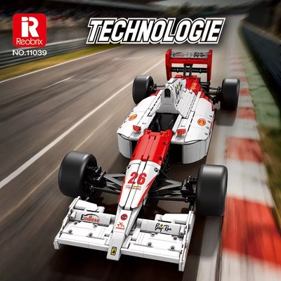 臻砖11039科技系列迈凯轮方程式F1赛车拼装diy小颗粒积木玩具模型