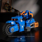 小角度JD124星际大战系列战锤骑士摩托拼装 diy小颗粒积木玩具模型