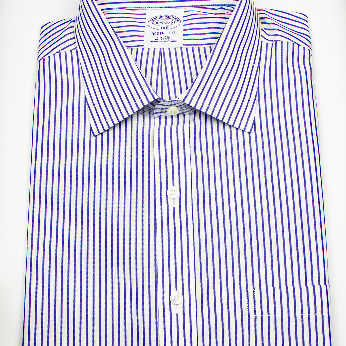 布克兄弟免烫格子衬衫Regent薄款BrooksBrothers抗皱夏季高级时尚