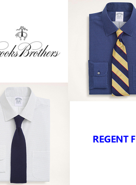 专柜Regent免烫supima棉布克兄弟BrooksBrothers商务长袖男士衬衫