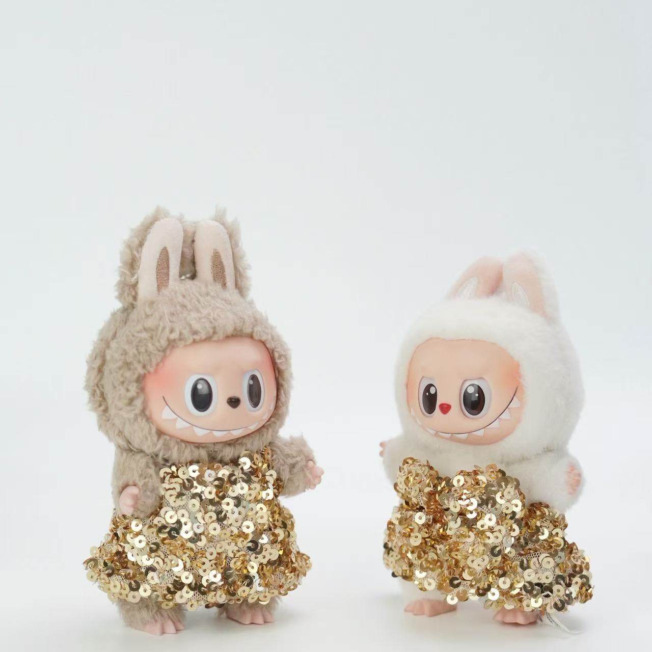 labubu泰国服饰娃衣亮片蝴蝶结