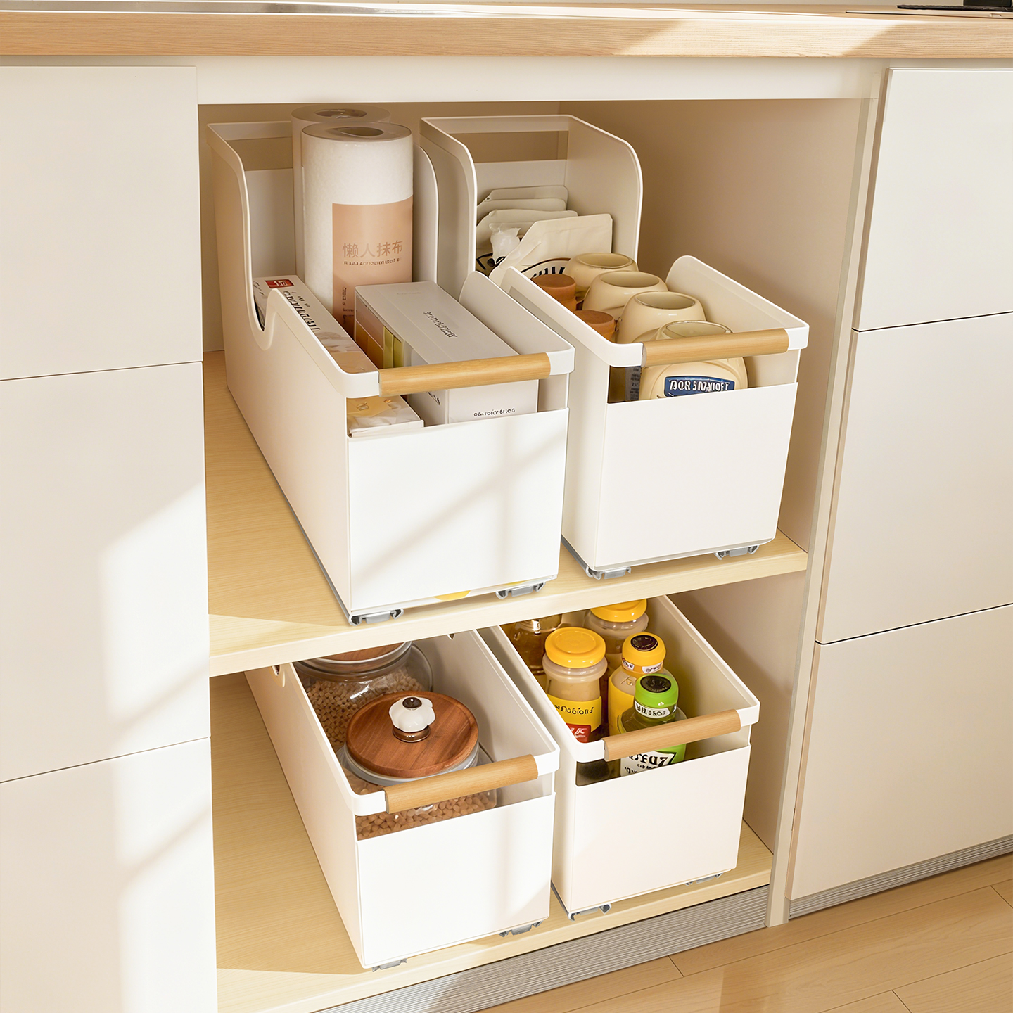 调料品置物架抽拉式厨房极窄拉篮