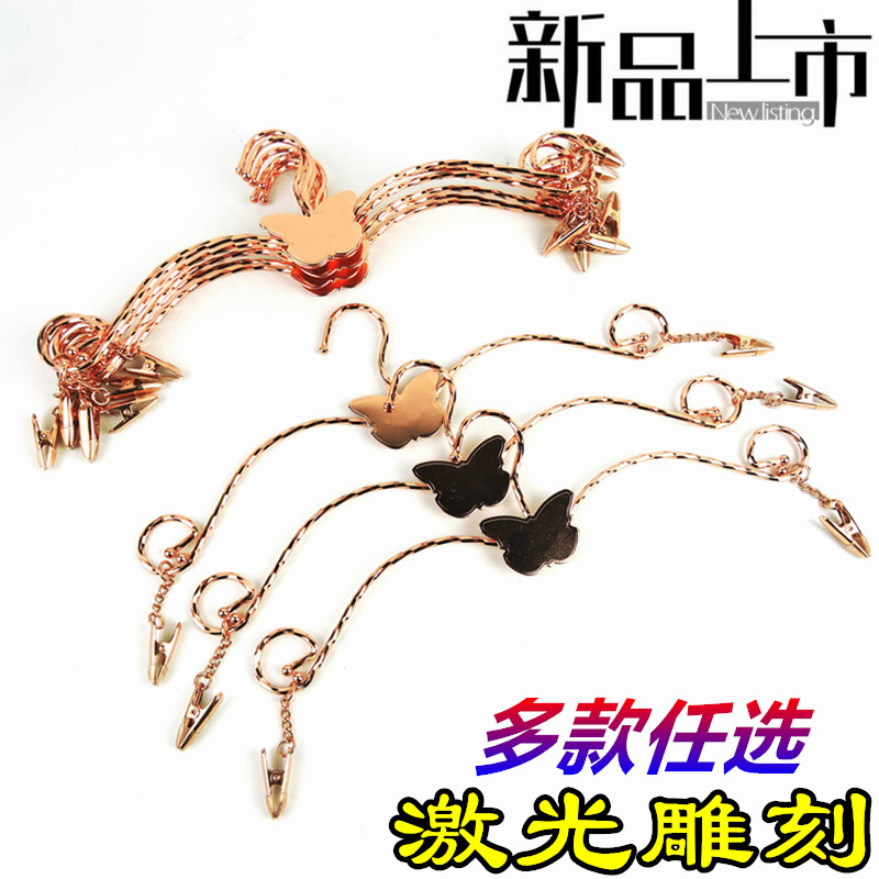 加粗防滑文胸金色夹子内衣架